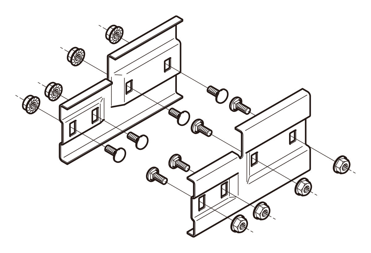 SQRD1|段違い継ぎ金具