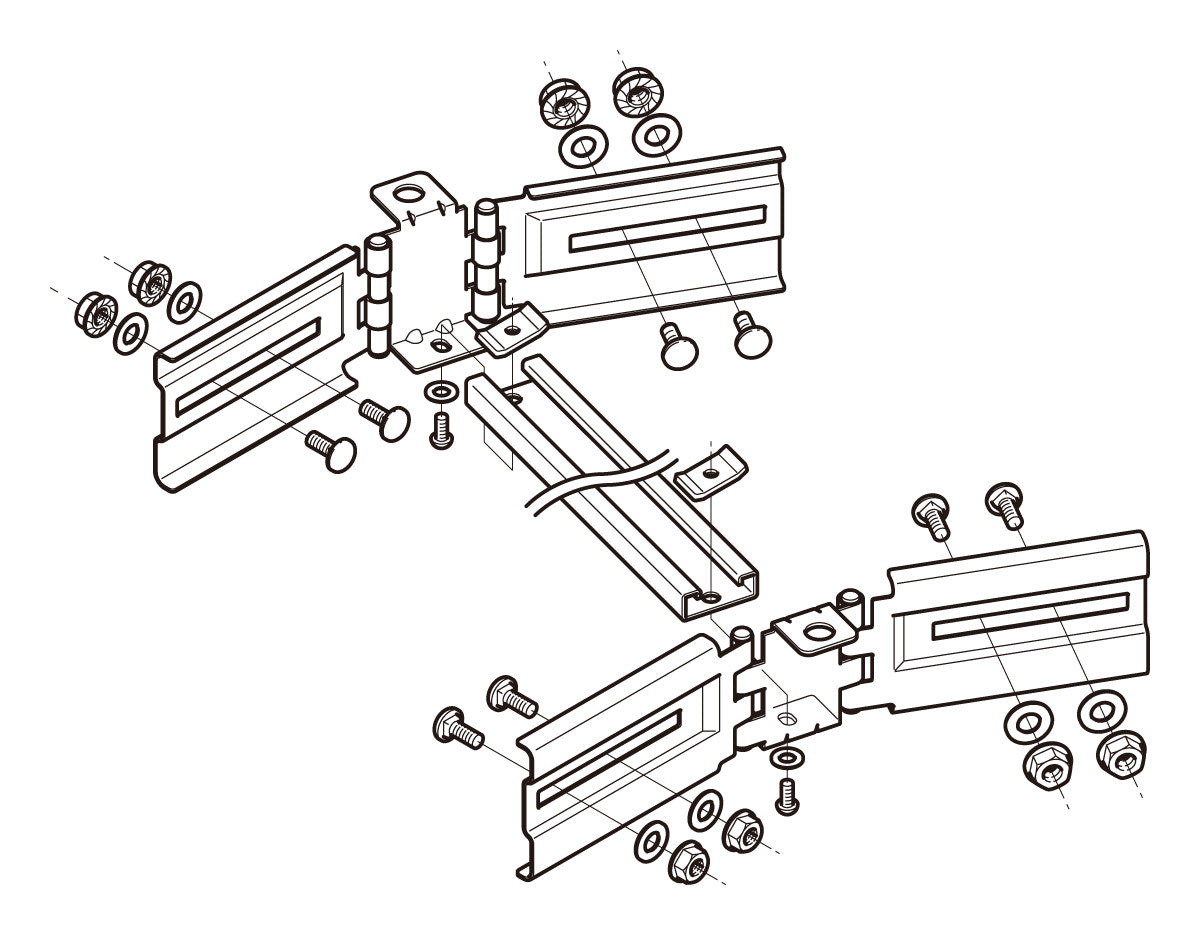 SRB2|子桁付水平自在継金具