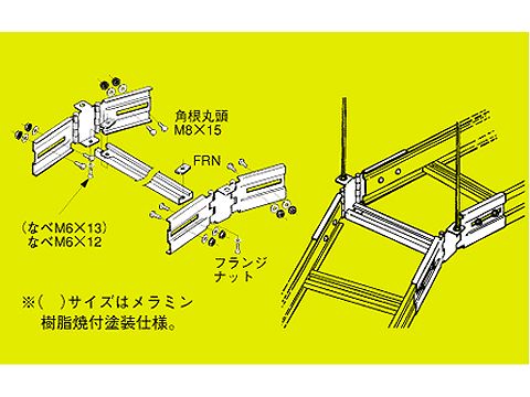 SRB2|子桁付水平自在継金具 SRラック用 両側用2個組 – 電材Days