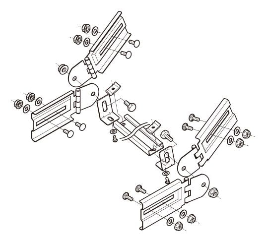 SRB3|子桁付上下左右自在継金具