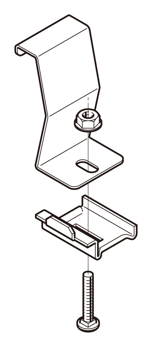 SRS11|アングル用振れ止め金具