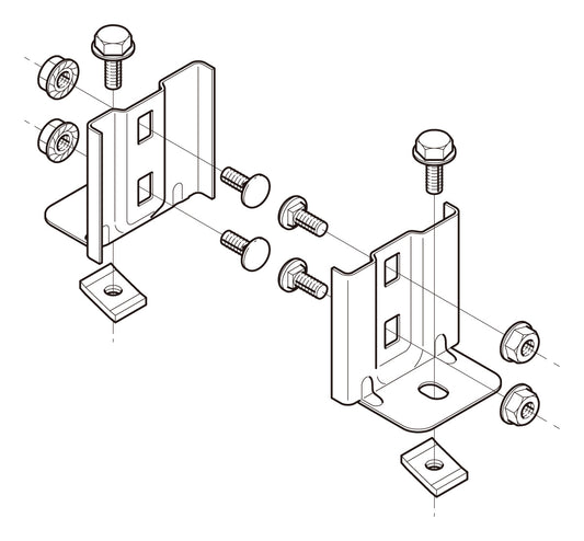 SRU1|SRラック×盤取付金具