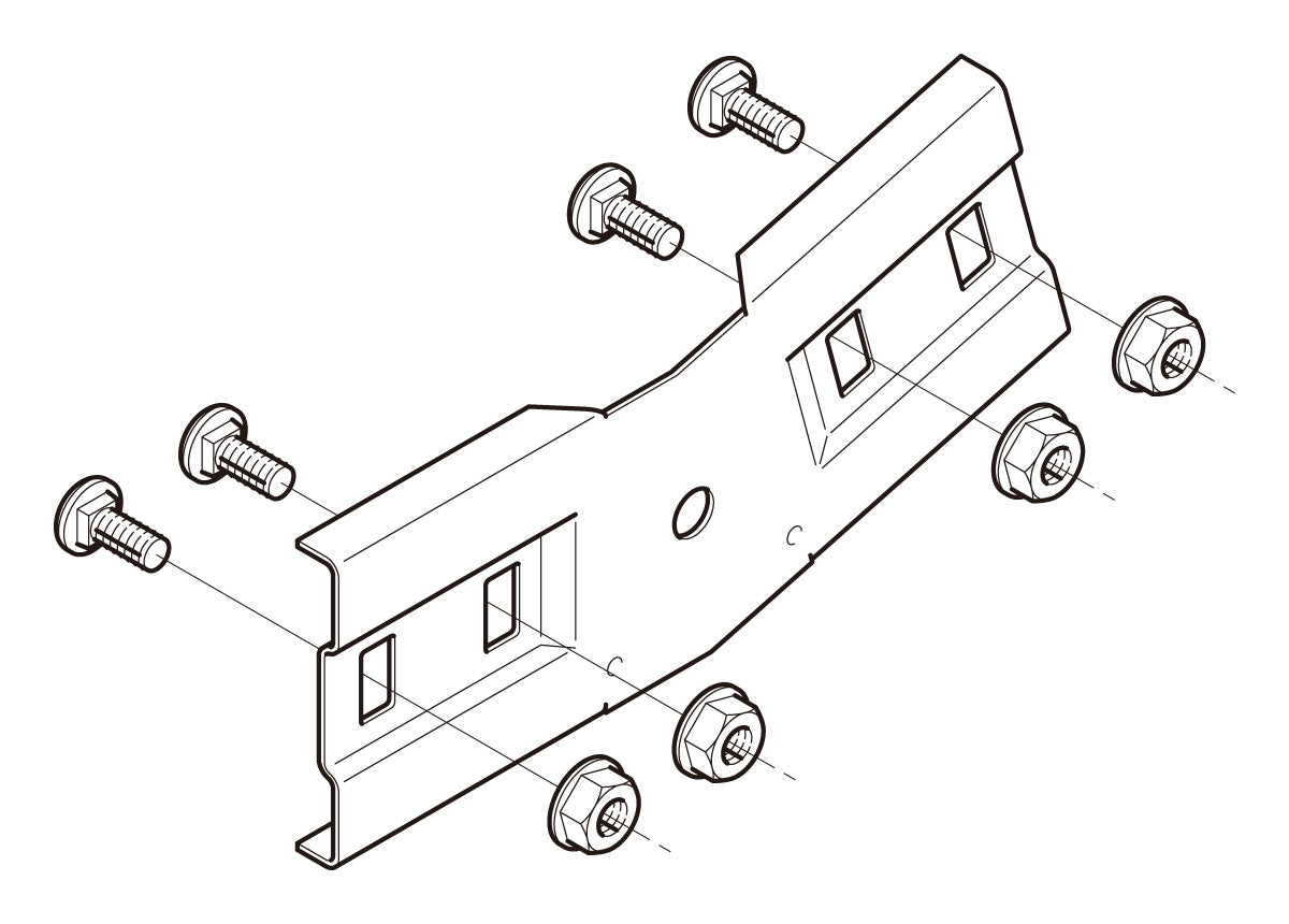 SRVG15|上下ベンド継ぎ金具