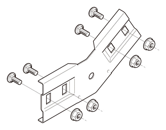 SRVG30|上下ベンド継ぎ金具
