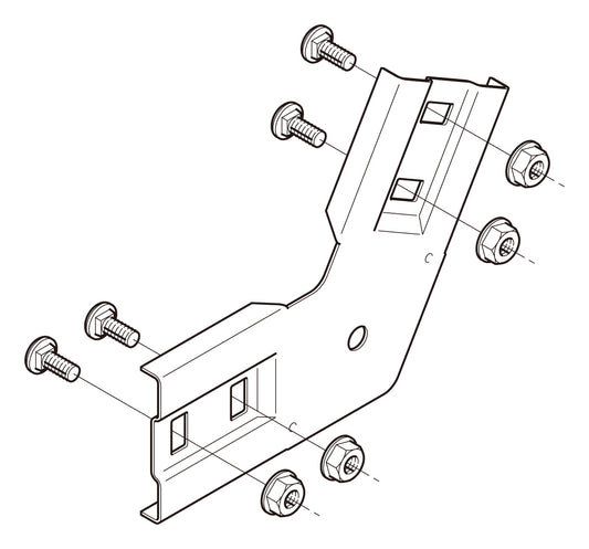 SRVG60|上下ベンド継ぎ金具