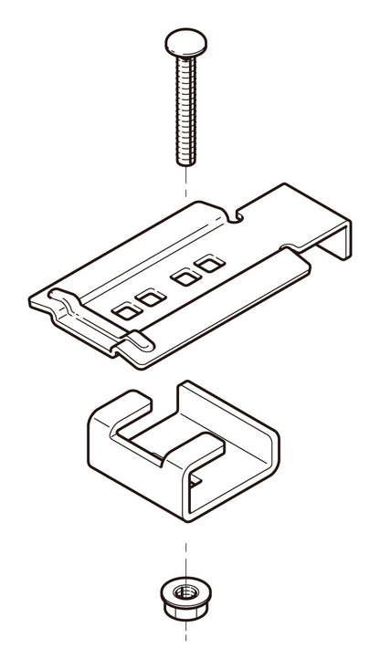 S-SNQRS2M|みぞ形鋼用振れ止め金具