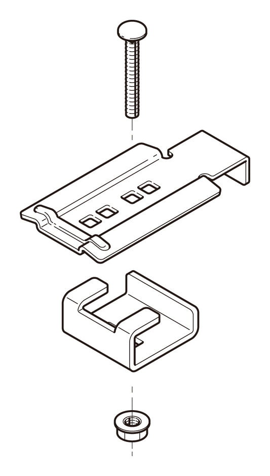 S-SNQRS2M|みぞ形鋼用振れ止め金具
