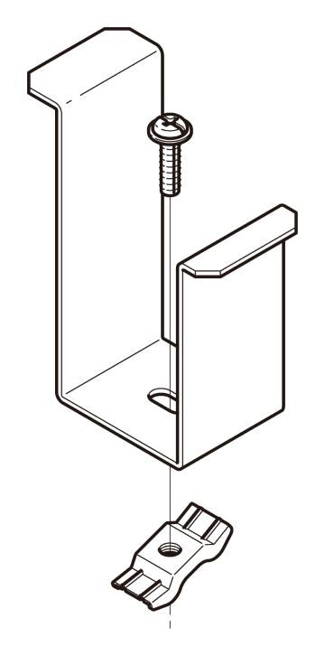 S-SQRS1WD|並列部振れ止め金具