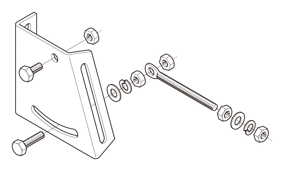 Z-BKA1|傾斜壁ブラケット取付金具