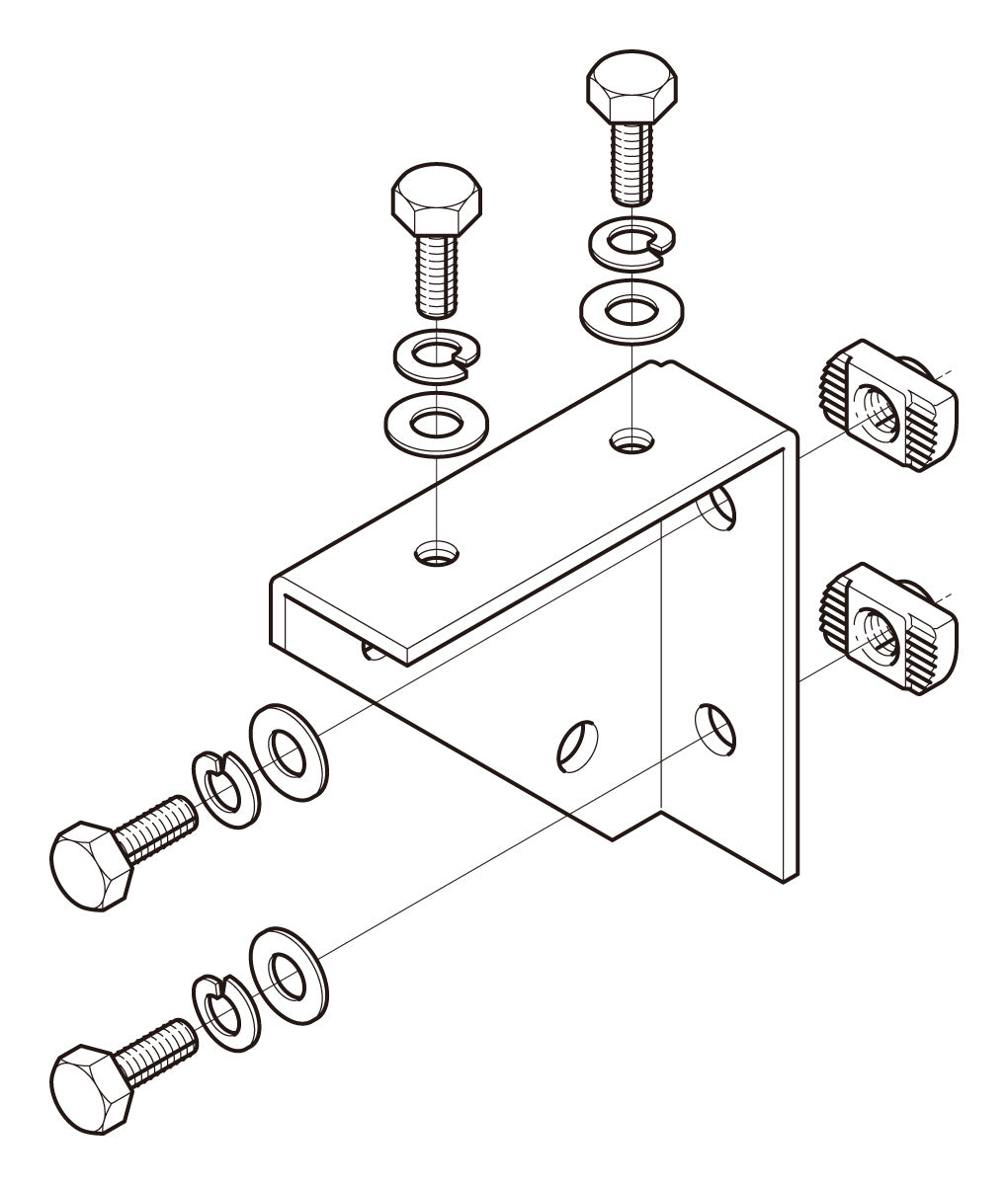Z-BKFAL1|組立式ブラケット金具