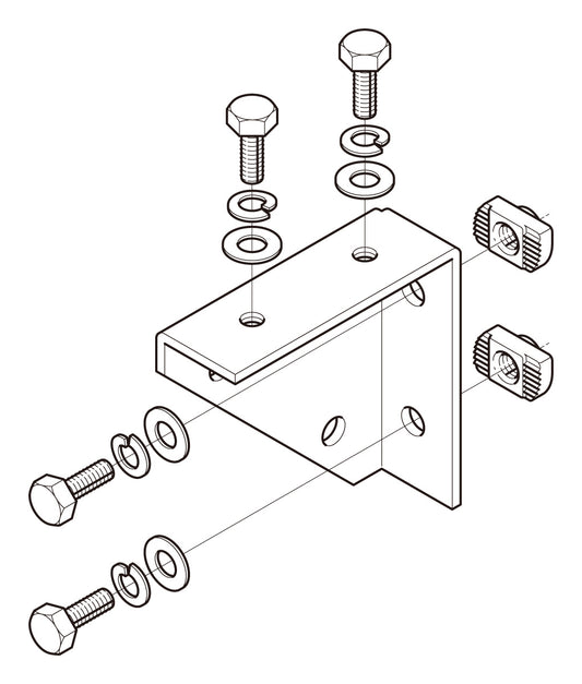 Z-BKFAL1|組立式ブラケット金具