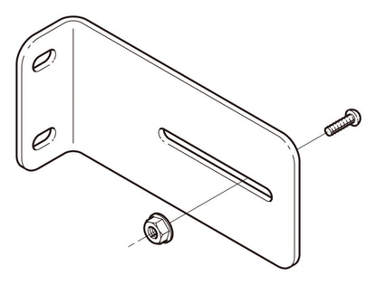 Z-BKT20|立上ラック支持金具