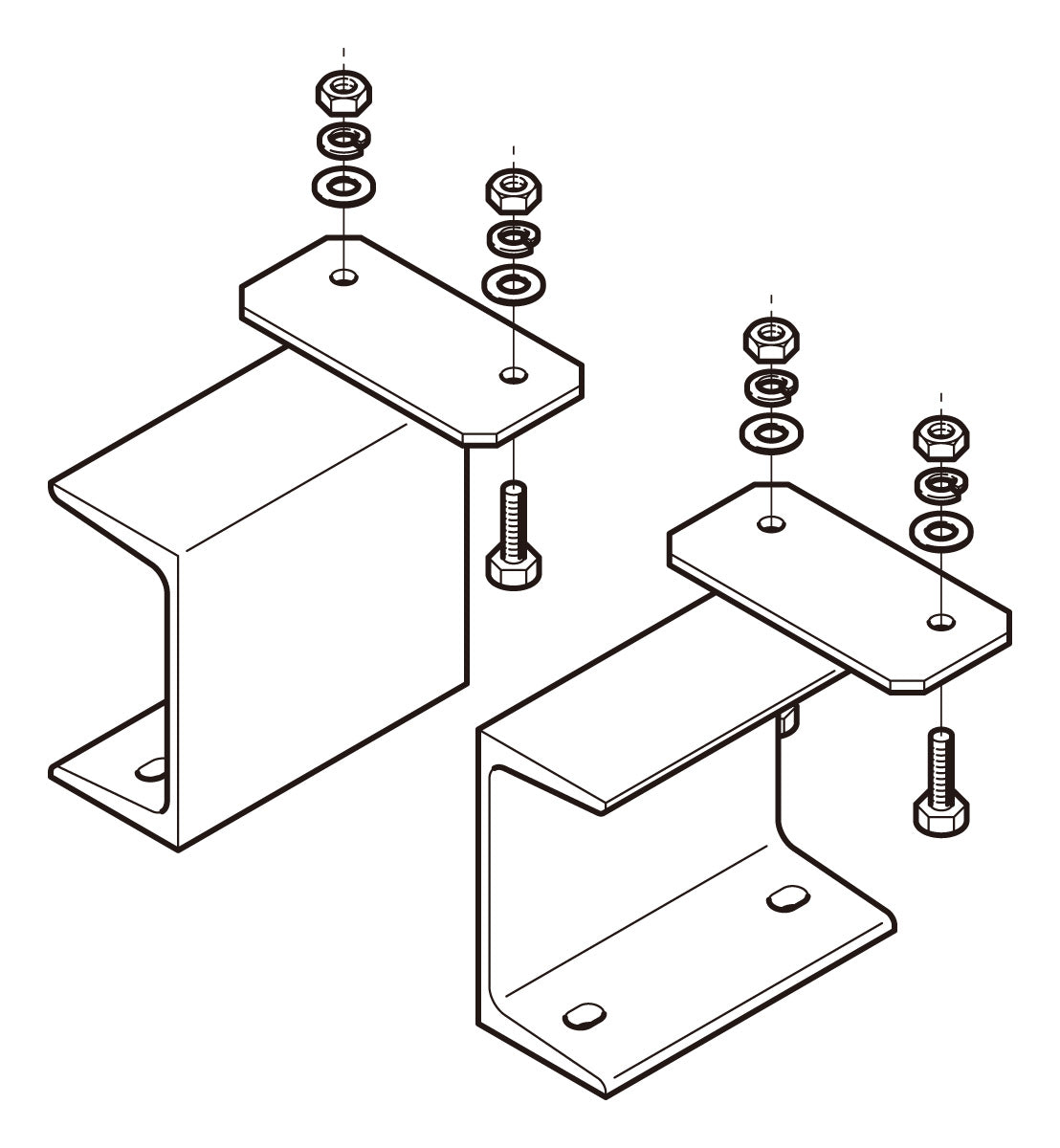 Z-CGY15|立上りラック用架台