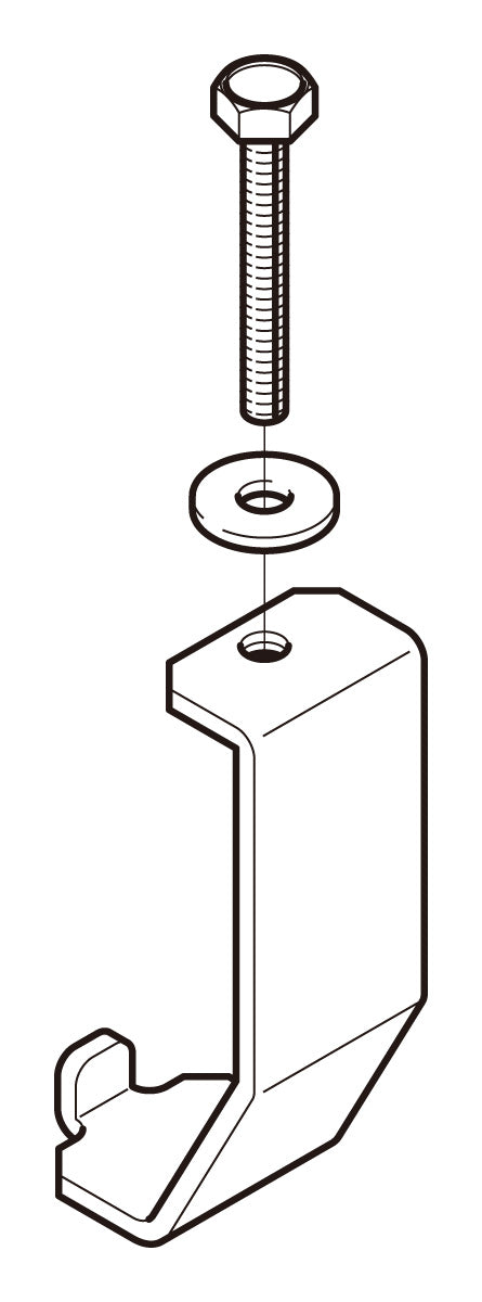 Z-CVDQ1GY|屋根形カバー止金具