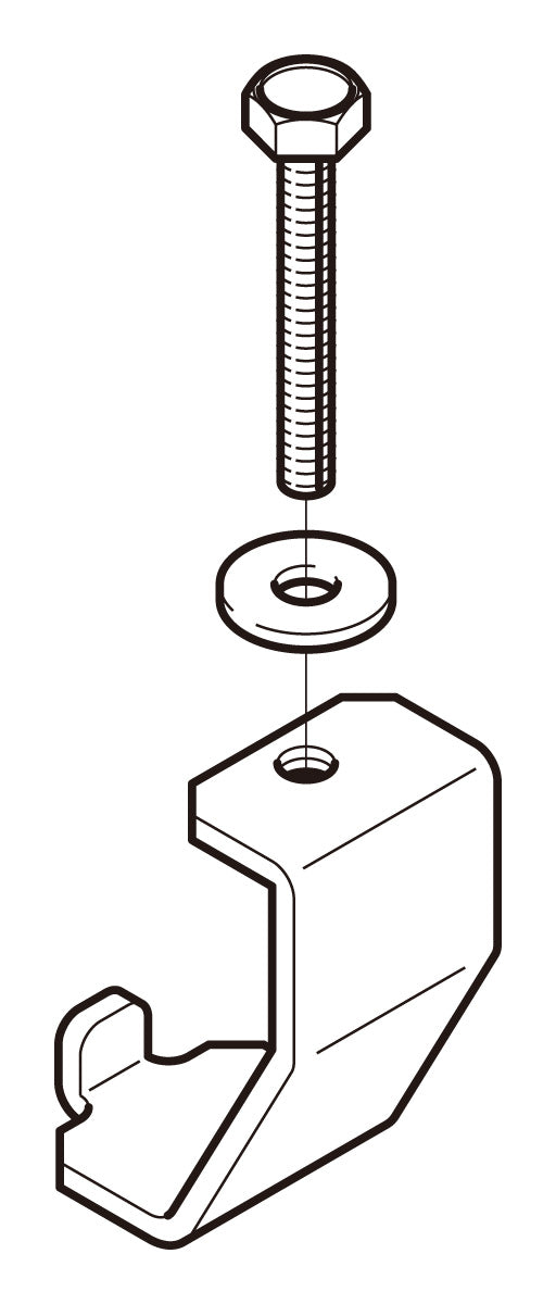 Z-CVDS1GY|屋根形カバー止金具