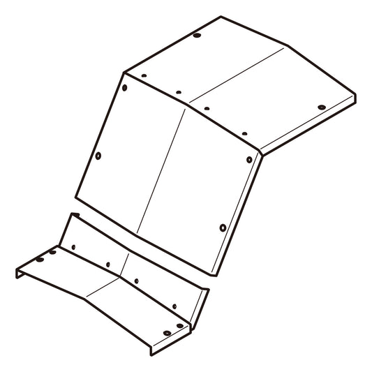 Z-CVZV1060Y|上下ベンド屋根形カバー