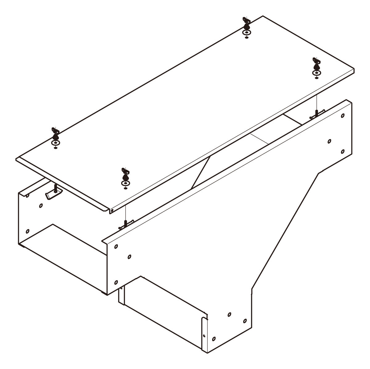 Z-DPOT6020|垂直T形分岐ダクト