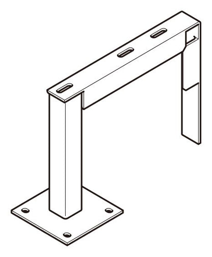 Z-EGYK5023L|立上りラック用片持ち架台