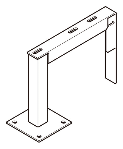 Z-EGYK5023L|立上りラック用片持ち架台