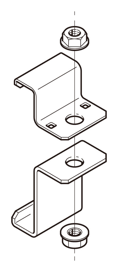 Z-QRH1C|ラックカバー対応吊り金具