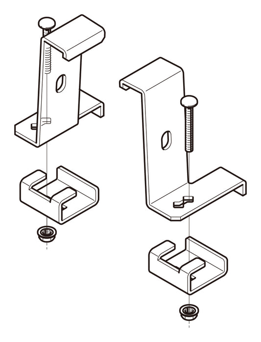Z-QRS1M6575|みぞ形鋼用振れ止め金具