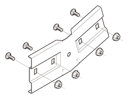 Z-QRVG15|上下ベンド継ぎ金具