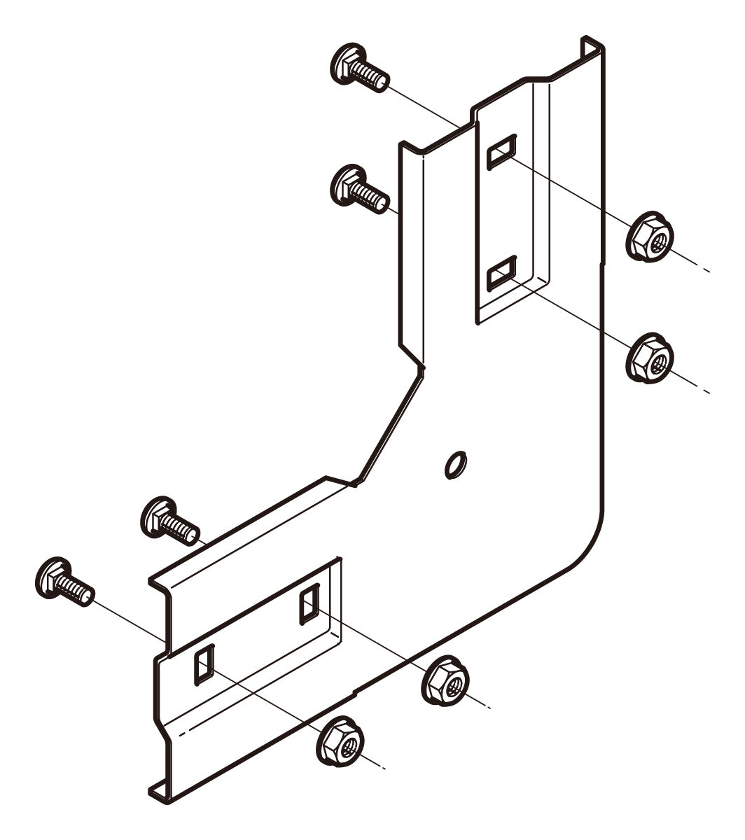 Z-QRVG90|上下ベンド継ぎ金具