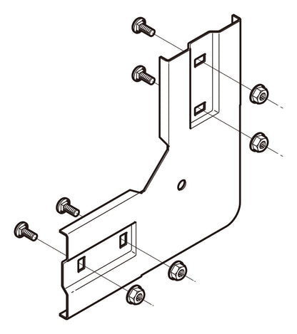 Z-QRVG90|上下ベンド継ぎ金具