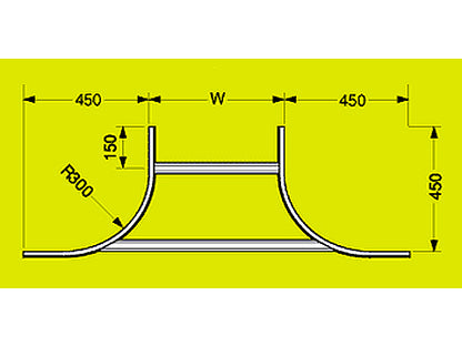 Z-QRZT30|特殊T形分岐ラック HDZ製