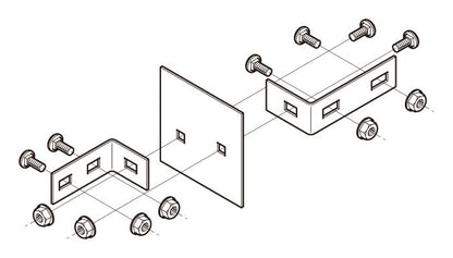 Z-QSRR40|SR・QR用口径違い金具