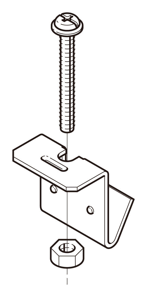 Z-RS10KB|アングル用振れ止め金具