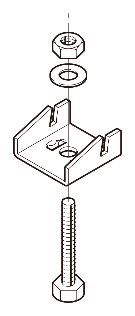 Z-RS7|リップみぞ形鋼振止め金具