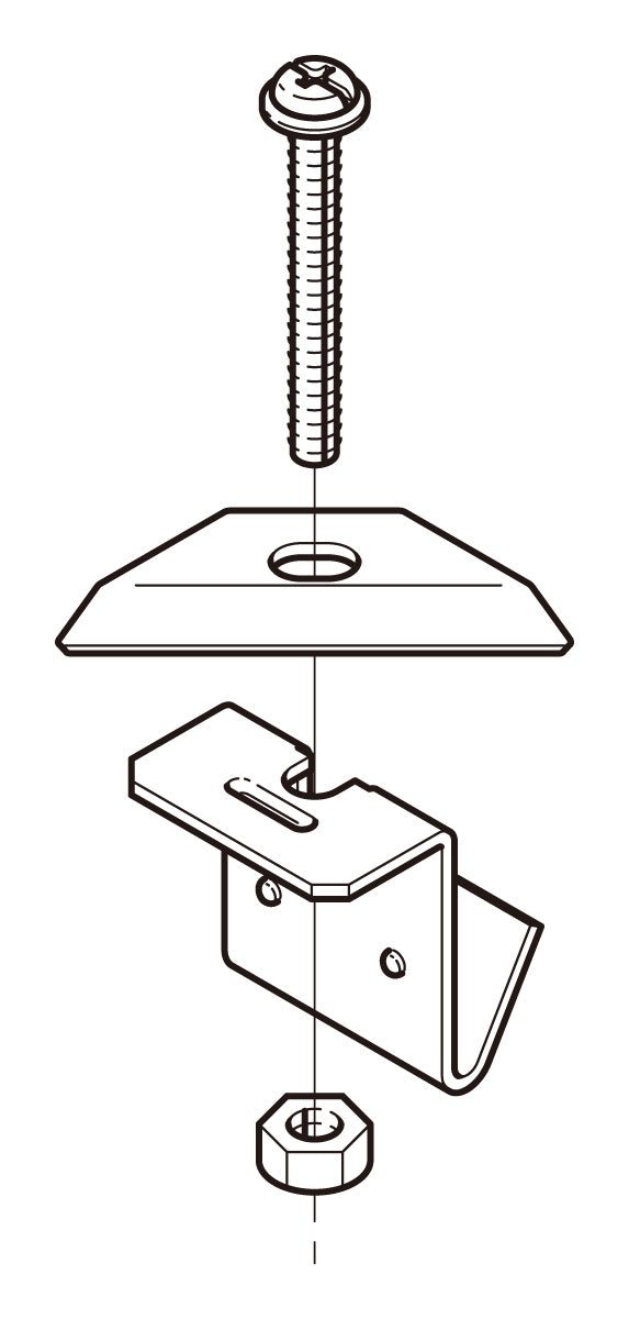 Z-SNQRS2L|アングル用振れ止め金具