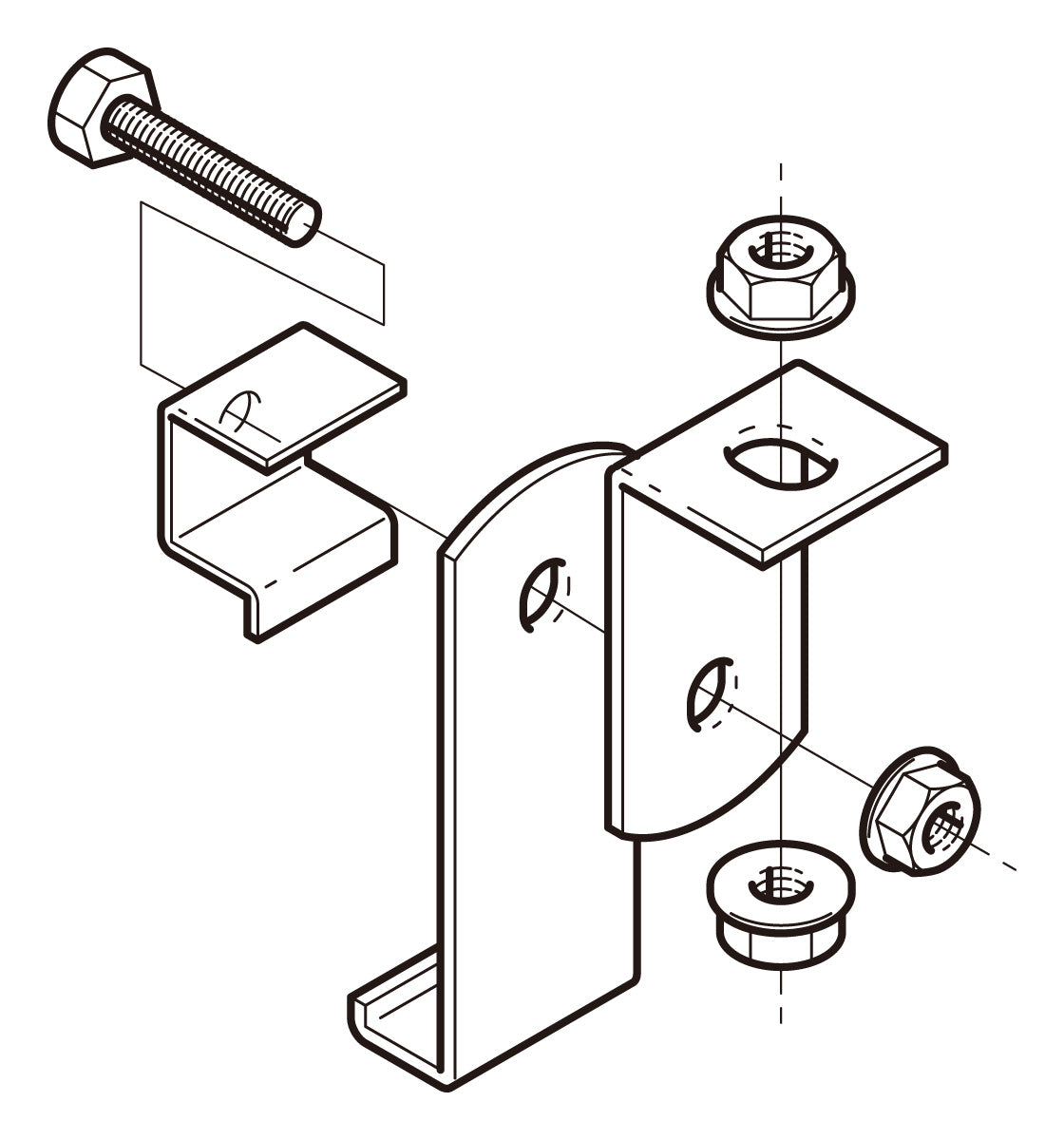 Z-SRFH1|ボルト斜吊金具