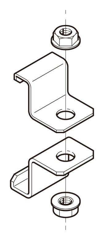 Z-SRH1C|ラックカバー対応吊り金具