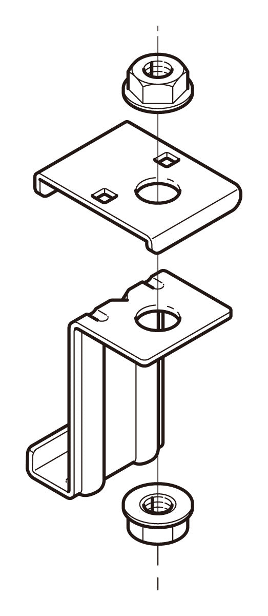 Z-SRH1N|吊ボルト支持金具 W3/8