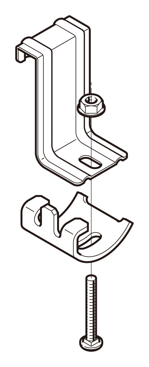 Z-SRS9T|アングル用振れ止め金具