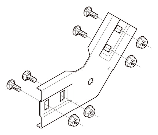 Z-SRVG45|上下ベンド継ぎ金具