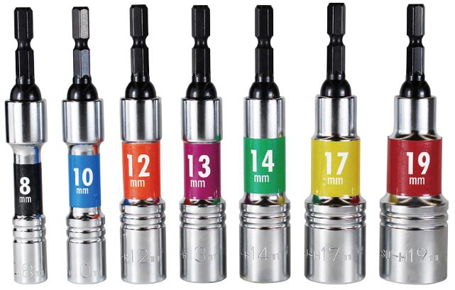 MO6012|電ドル用ソケットビット7点セット