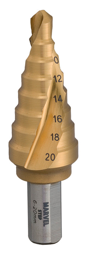 MSB-20G|チタンコーティングステップドリル