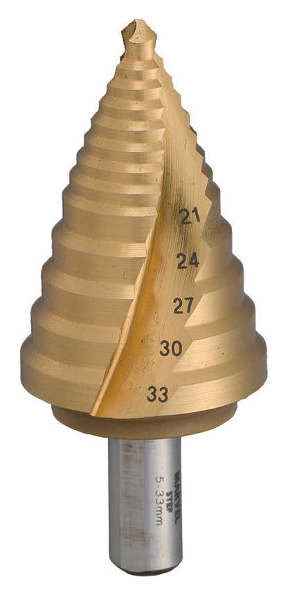 MSB-33G|チタンコーティングステップドリル