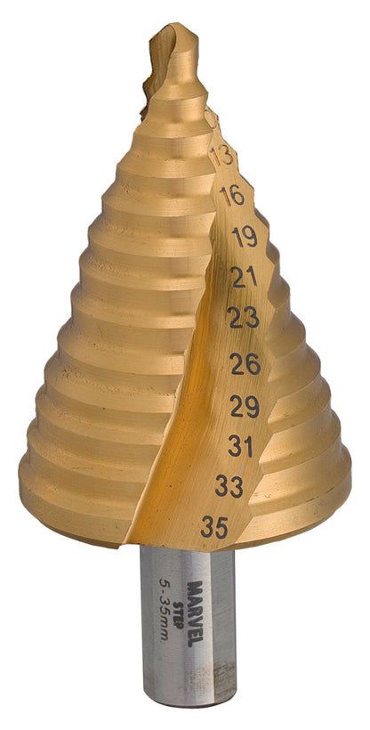 MSB-35G|チタンコーティングステップドリル