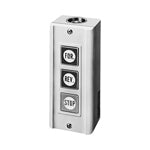 BL83011|操作用押釦 PB-3S露出形 1a＋1a＋1b(黒・黒・赤)