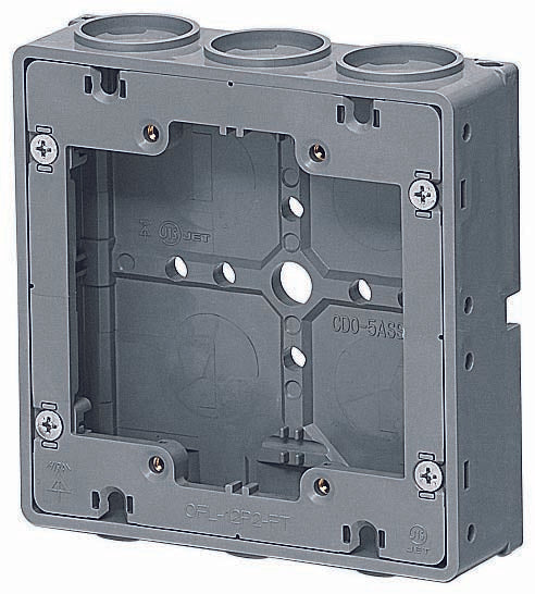 CDO-5ASS122｜埋込四角アウトレットBOX