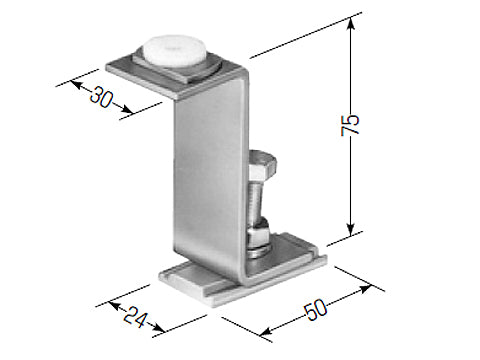 CKA-1BD｜固定板 アルミレール用
