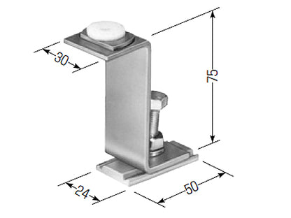 CKA-1BD｜固定板 アルミレール用
