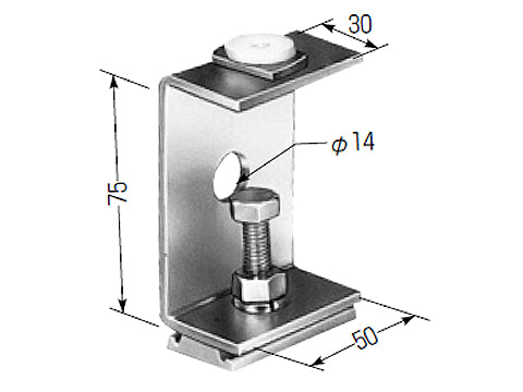CKA-2BD｜固定板 アルミレール用