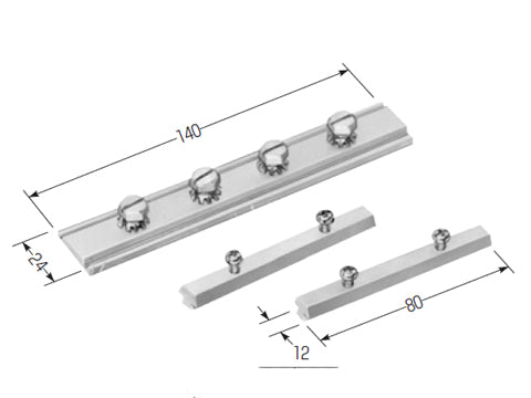 CKA-J2｜アルミレール連結金具