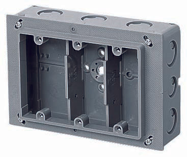 CSW-3N｜樹脂製埋込スイッチボックス