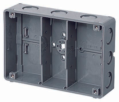 CSW-3N-O｜樹脂製埋込スイッチボックス